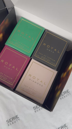 Royal – zestaw 4 wód perfumowanych 50 ml, film 4 | Serie Beauty