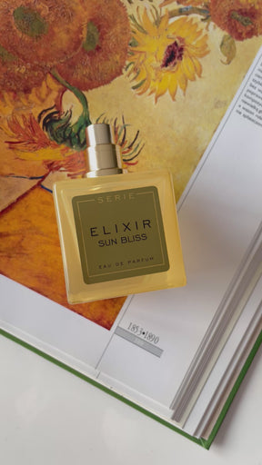 Elixir Sun Bliss – waniliowa woda perfumowana 50 ml, film 2 | Serie Beauty